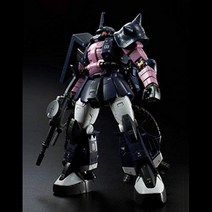 BANDAI RG 1/144 MS-06R-1A 블랙 삼연성 전용 자쿠 II 프라모델(취미 온라인 숍 한정)