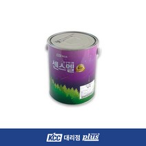 KCC 센스멜골드 3.78L(유광/반광/무광) 에나멜페인트 목재용 철재용 내부용 외부용 14가지 기본 색상, 은색(유광), 1개