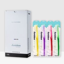 아미덴 Plus 칫솔 교정일반모 치과용 치과 치아교정 미세모 잇몸 교정용 부드러운 미세모 치솔, 2개, 12개입