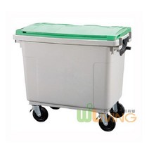 [쿠이]분리수거함(HDPE) (상차용660L/평면뚜껑)~22351EA+V fyhfyh*4512031rm, 초록_유리병류