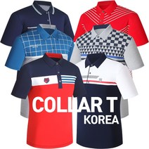 카키브라운 고탄력 반팔 카라티 남성 남자 골프 티셔츠 여름 골프웨어 반팔티