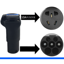 전기 오토바이 변환 소켓 완속 5핀 200V 7핀 와코 이군젠더, 10A