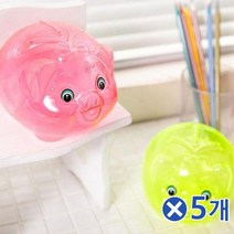 GAO320223형광 돼지저금통 투명 중 2Px5개 저금통문구류