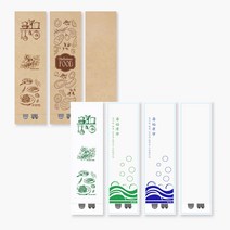 위생 수저통합지 숟가락 젓가락 개별포장지 수저집 식당 학교 병원, W73-B12, 1200장