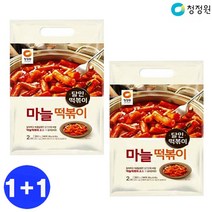 다봄 매콤달콤 청정원 대구식 마늘떡뽁이 달인떡뽁이 380g, 1+1