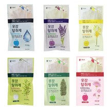 걸이형 옷장 이불장 탈취제 5개입 아쿠라 라벤더 후리지아 로즈마리 숲속 미모사, 4. 로즈마리향 5개입