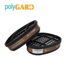 방독정화통 마스크 필터 3M 6001K 유기증기 가스 냄새 농약 도장 작업 폴리가드 701 1세트