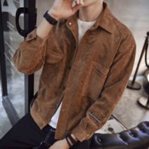 다잇템 남자 골덴 트러거 바이크 슬림핏 세무 자켓