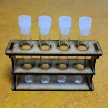 실험도구-4구 나무시험관대 만들기