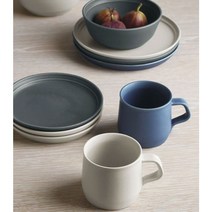 kinto 킨토 포그 플레이트 볼 머그 홈까페 브런치 도자기 접시, 화이트, 접시 200mm