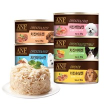 산모견 기력 회복 소프트 무스 통조림 캔 5개 댕댕이 보양간식 강아지통조림 노령견간식 기호성좋은간식, 치킨라이스