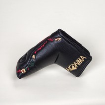 혼마 아이언 드라이버 우드 유틸 퍼터 커버 블랙 색상, 일자 퍼터