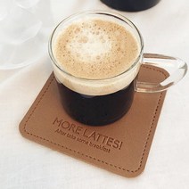 [소행섬] 모어라떼 방수 코스터 (2color) 인테리어 소품 홈카페 카페용품 테이블웨어 찻잔받침, 블루2개입