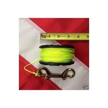 Scuba Max DIVE REEL 100ft 스쿠버 다이빙 장비 비상 전술 키트 황동 클립