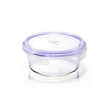 오븐락글라스찬통 원형1호_400ml/내열유리/글라스락, 1개