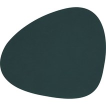 린드디엔에이 덴마크 커브 누포 식탁매트 L 37x44cm 다크 그린
