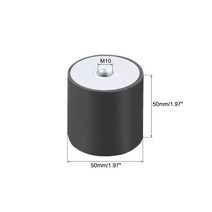 방진고무패드 고무발 스프링 진동 방지 M4/5/6/8/10 Female Thread Rubber Shock Absorber Anti Vibration