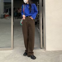 NEW 힙한 레트로 스트리트 럭셔리 데님 팬츠 빈티지 브라운 청 일본식 하이 웨이스트 걸레질 느슨한 스트레이트 artsy ins hip pantalones 청바지