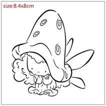 소녀와 소년 투명 클리어 스탬프, 한개옵션0