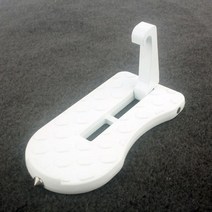 차량용 사다리 발판 1pc 접이식 자동차 도어 래치 후크 단계 미니 발 페달 지프 트럭, 하얀