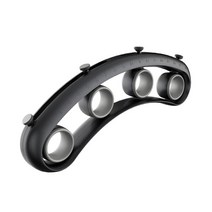 기타 익스텐더 뮤지컬 손가락 악기 힘 피아노 스팬 연습 플라스틱 어쿠스틱, 02 Black