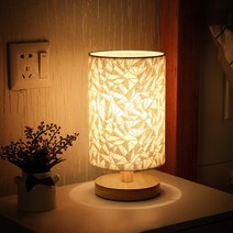 리넨 테이블 램프 터치 컨트롤 LED 나이트 밝기 조절 가능 스탠드 w/ 화이트 라이트 USB 전원 옆에 나무, [05] Local gold