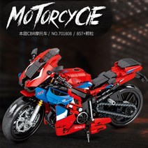 레고 테크닉 두가티 오토바이 바이크 42107 호환블럭 파니갈레 V4 R Ducati Panigale, Q.혼다 CBR 모터사이클 [857블럭]