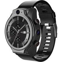 OLOTU 8-Core Smart Watch IP68 50M Professional Waterproof Sports Watch Watch with 13MP+8MP Dual Ca, Black-