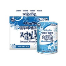 크린센스 꽃무늬엠보싱165m 2겹16롤 점보롤, 단품