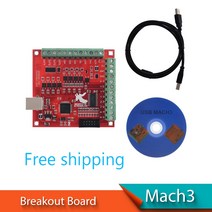 CNC USB MACH3 100Khz 브레이크아웃 보드 4 축 인터페이스 드라이브 모션 컨트롤러 플라잉 조각 카드 기계 마더보드