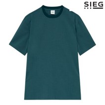 라운드넥 반팔 그린 티셔츠 (PBIBH8063)