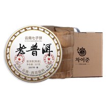 차이준 운남성 보이차 숙차 노보이 2019년 운남 맹해 포랑산 7편 2499g, 357g, 7개입, 1개