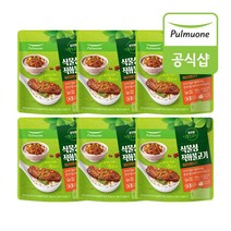 [G][풀무원] 식물성지구식단 직화불고기 매콤덮밥소스 (165gX1EA)X6개, 식물성 직화불고기 매콤덮밥소스X6개