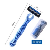 푸드트럭 저렴한 여행 수동 면도기 출장 호텔 호텔 야외 휴대용 남성용 일회용 면도기, 비닐 박스