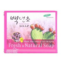 [DREAM] 풍부한 비타민C 노화방지!! 백년초 비누 미용비누 클렌징비누 세수비누, 5개