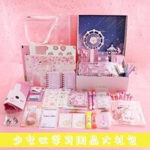 입학선물 볼펜 샤프 파카펜 문방구 인터넷 레드 세트 선물 벚꽃소녀 마음 학용품 개강 중학, 07 연청