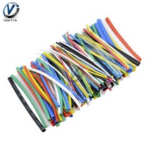 140 pcs 폴리올레핀 수축 모듬 열 튜브 와이어 케이블 절연 슬리브 세트 5 크기, 한개옵션0