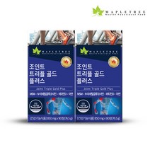 메이플트리 조인트 트리플골드플러스 90정 2통 MSM 비타민D 아연, 옵션선택, 단품없음