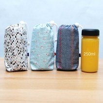 기타 바보사랑[데코걸]마이네임이즈 보틀파우치-스몰250, 옵션선택, 하늘꽃무늬