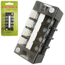 이엠 터미널 블록 배선 고정식 단자대 쇼트바 4P 20A, 주르 쿠팡 1, 주르 쿠팡 본상품선택