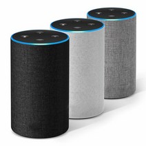 인공지능 AI 스피커스마트 스피커 2 세대 샌드스톤 월넛 오크 실버 그레이 아마존 에코 지원, [01] Black