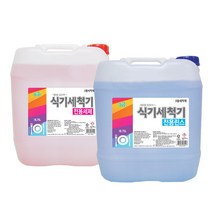 에코원 듀오 식기세척기 전용 세제/린스 18.75L 업소용/대용량/세척제/건조제, 식기세척기용 린스 18.75L