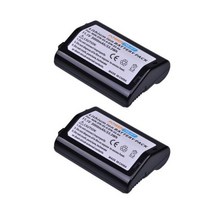 EN-EL4 EN-EL4A 배터리 호환 니콘 D300 D300S D700 D900 카메라 MB-D10 MB-D40 그립의 POWERTRUST 교체 판매용 충전기도 있습니다., 03 2x Batteries