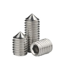 M3M4M5 M6M8 M10 육각 소켓 세트 그럽 알렌 컵 나사 미터법 스프링 플런저, 콘 포인트 나사_6mm5개_M5