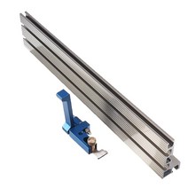 트리머테이블 목공 프로파일 펜스 T 트랙 슬롯 슬라이딩 브래킷 마이터 게이 커넥터 라우터 톱 테이블 벤치, 2.4mm