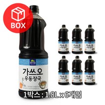 면사랑 가쓰오 우동장국1.8L 6개 1박스