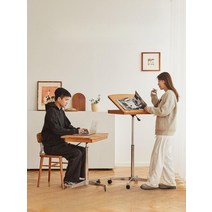 거북목예방 모션데스크 사무실 전동높이조절책상 높낮이조절책상, 스마트 조절 테이블 - 체리 우드 스팟