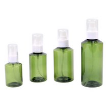 단단한 PP재질 펌프형 뚜껑 그린 공병, 1개, 50ml