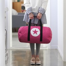 시선잡는 큰 별 무늬 포인트 공항패션 여자 보스턴백 대형 여행용 골프 휴가가방 캐쥬얼 남자
