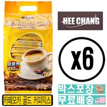 희창 카페모카 골드 커피믹스 100T, 6개, 100개입